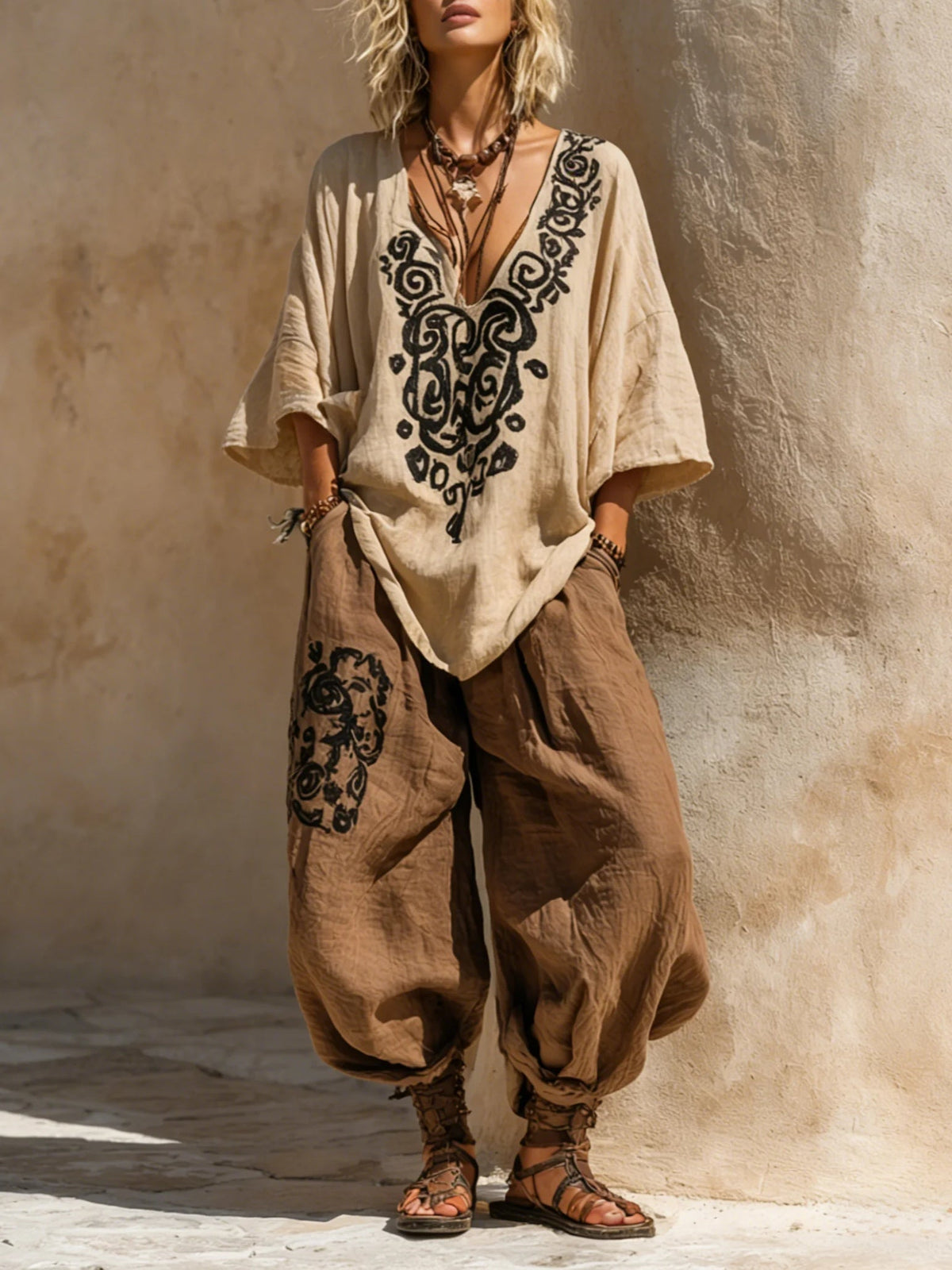 Nomadic Bohemian Art Print Three-Piece Set