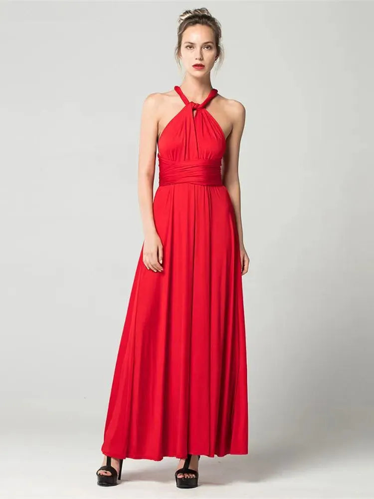 Marzella Multiway Maxi Dress – Tie Wrap Bridesmaid and Formal Occasion Gown in Multiple Colours